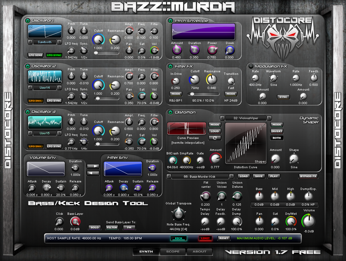 DistoCore Bazz::Murda Synth