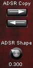 ADSR settings copy buttons
